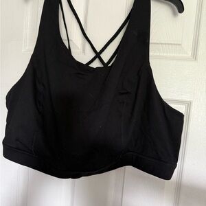 Torrid Black Sports Bra with Criss-Cross Straps
